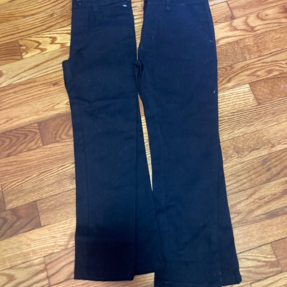 LOT of 2 US Polo size 6 Girls Navy Pants 1 pair NWT